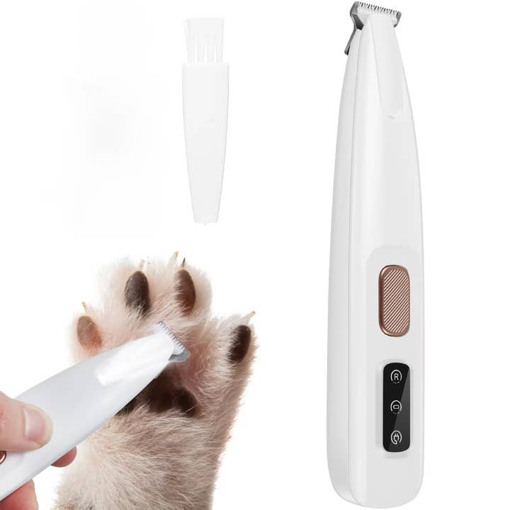 Led Dog Paw Trimmer - Waterproof, Grooming Clippers